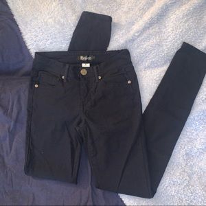 Navy blue skinny jeans